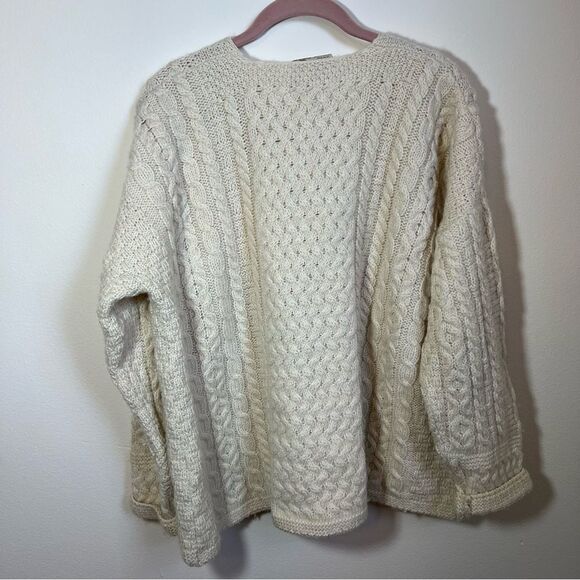 Cozy Cream Cable Knit Cardigan - Picture 12 of 14